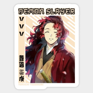 Yoriichi Tsugikuni - Demon Slayer Sticker